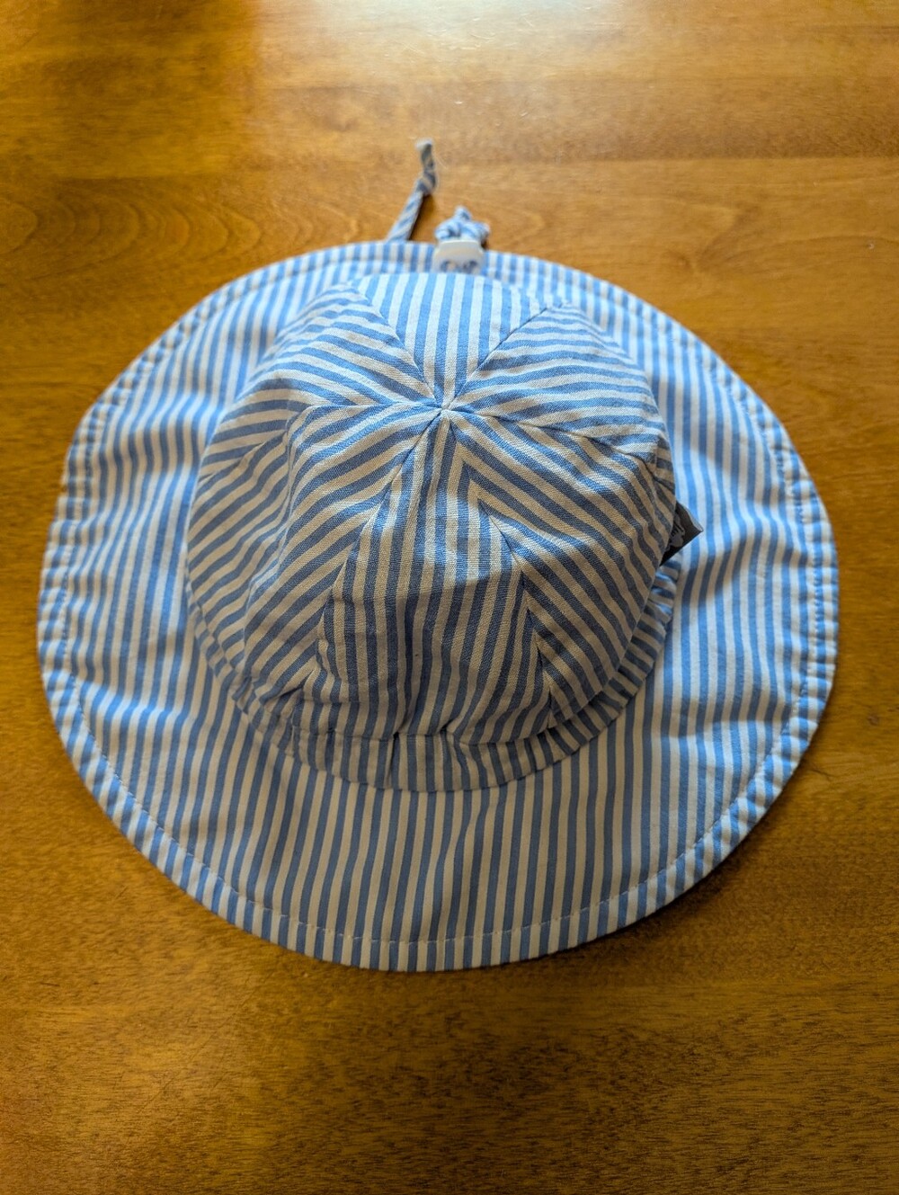 Jan And Jul Blue and White Striped Sun Hat